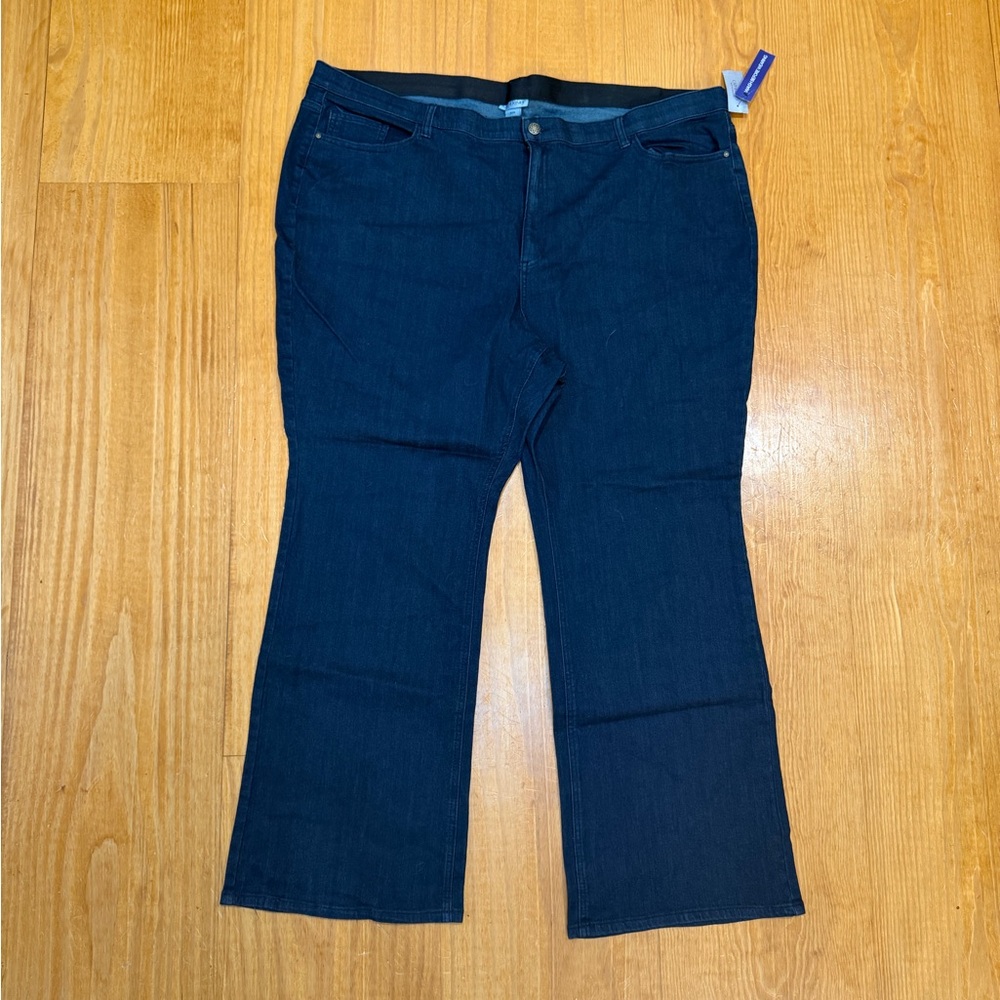 Catherines Dark Blue Flare Jeans